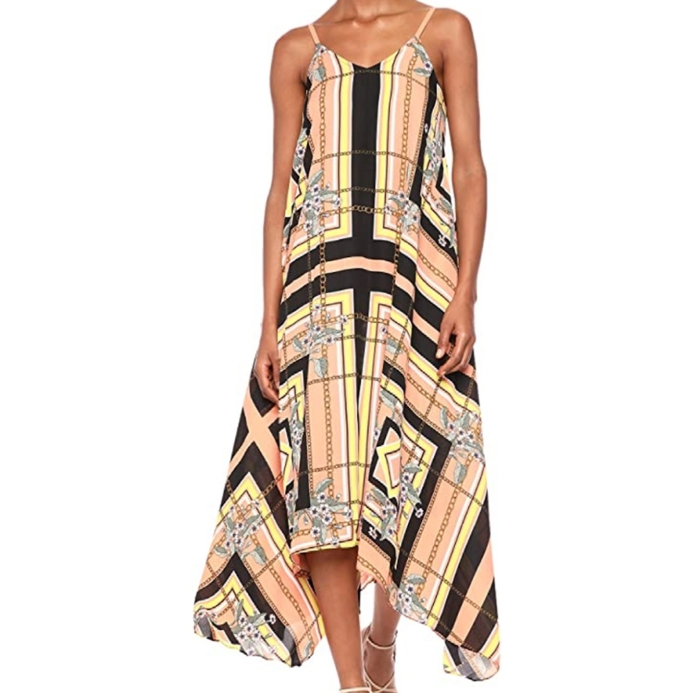 Nanette Lepore V Neck Asymmetrical Dress NWT